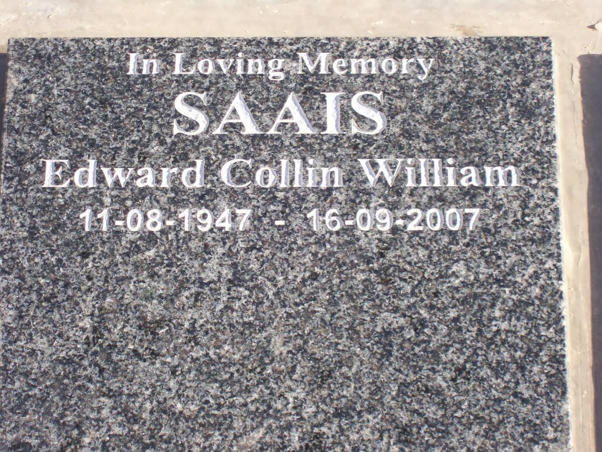 SAAIS Edward Collin William 1947-2007