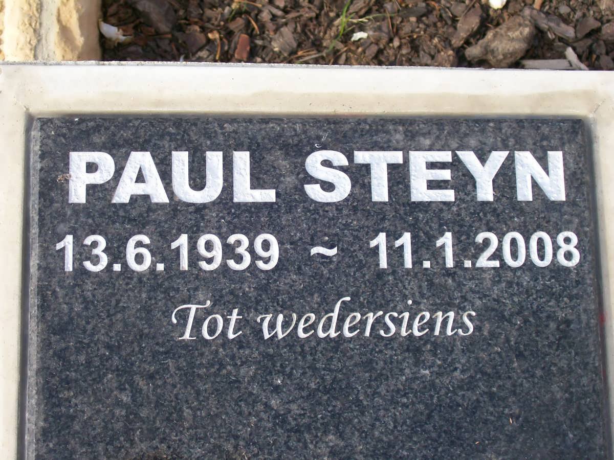 STEYN Paul 1939-2008
