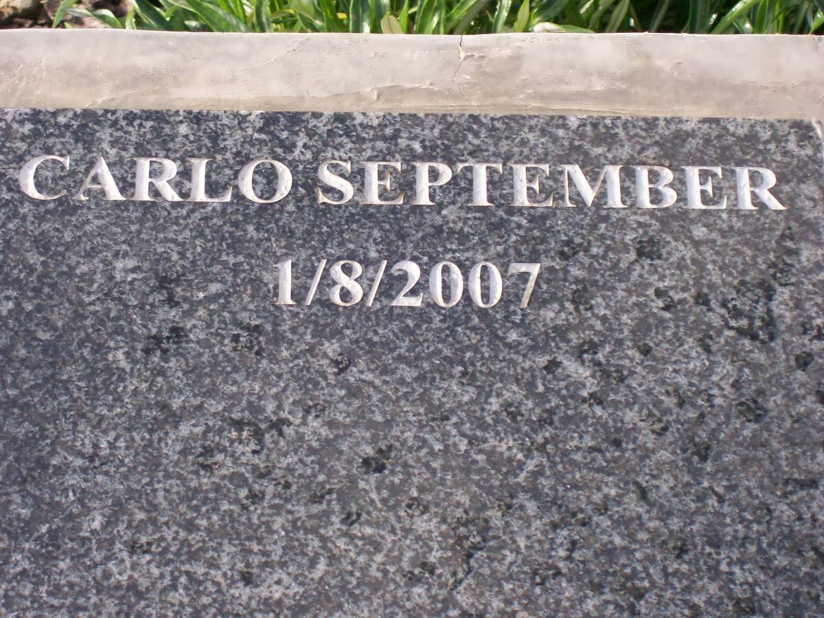 SEPTEMBER Carlo -2007