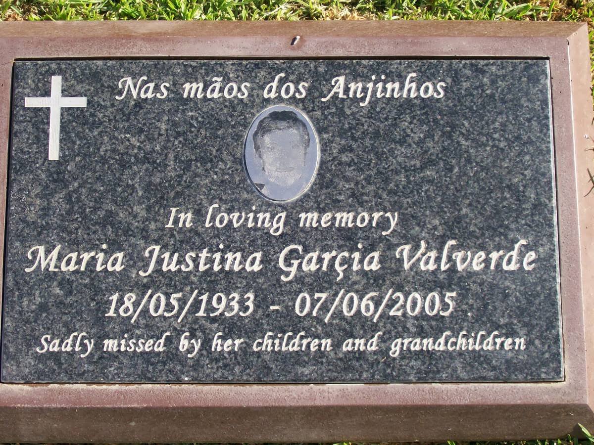 VALVERDE Maria Justina Garcia 1933-2005