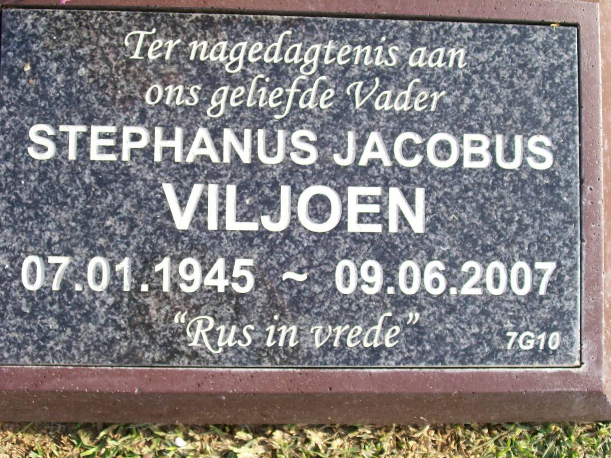 VILJOEN Stephanus Jacobus 1945-2007