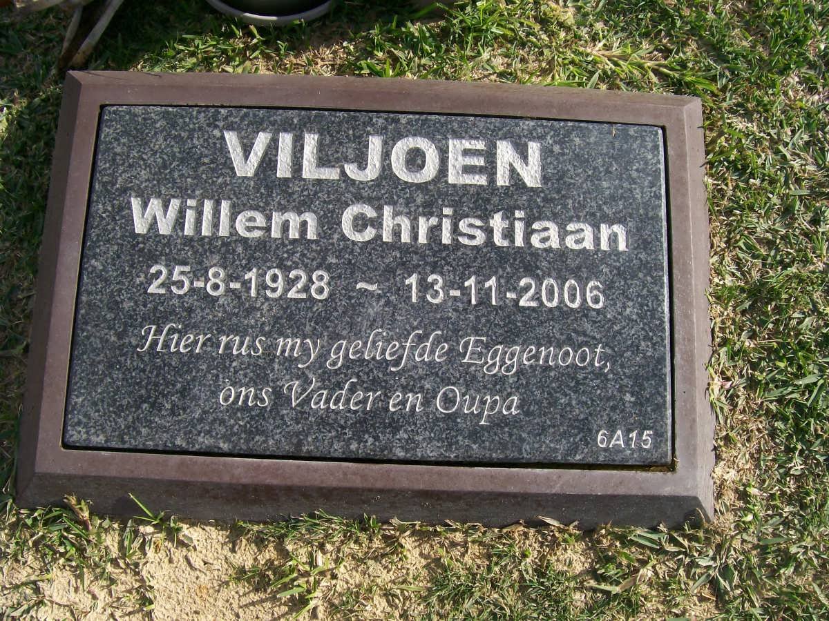 VILJOEN Willem Christiaan 1928-2006