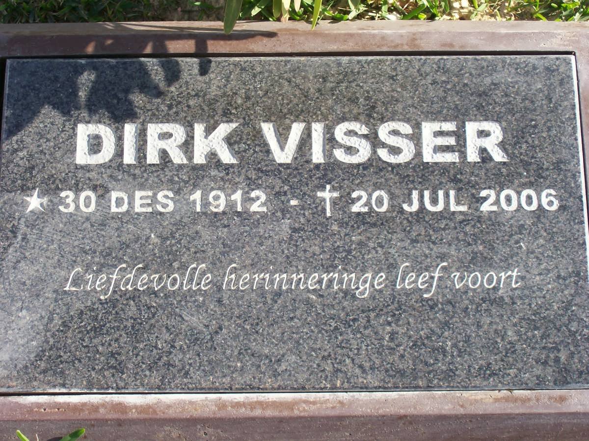 VISSER Dirk 1912-2006