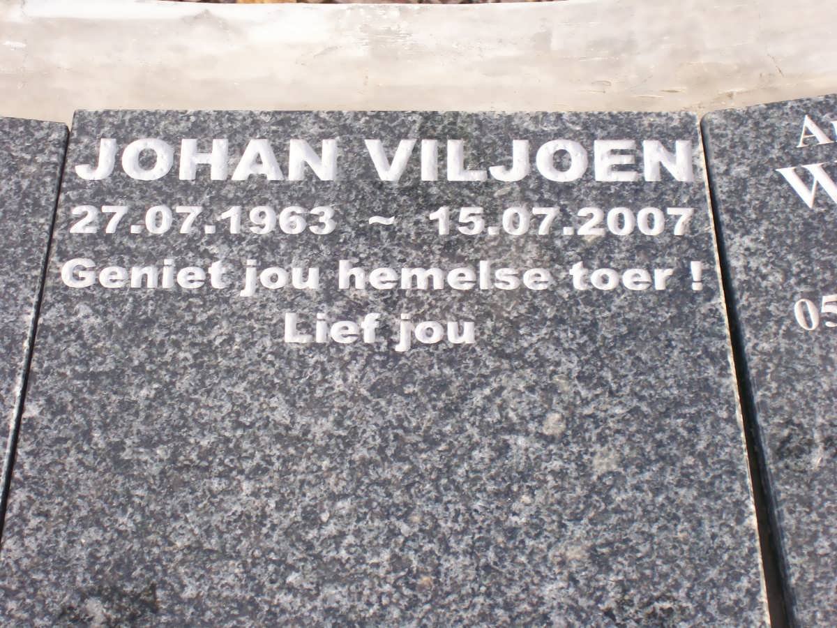VILJOEN Johan 1963-2007