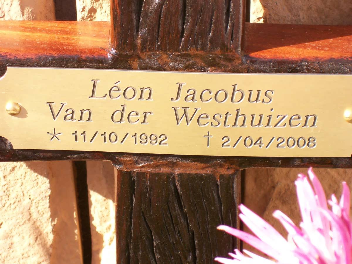WESTHUIZEN Leon Jacobus, van der 1992-2008