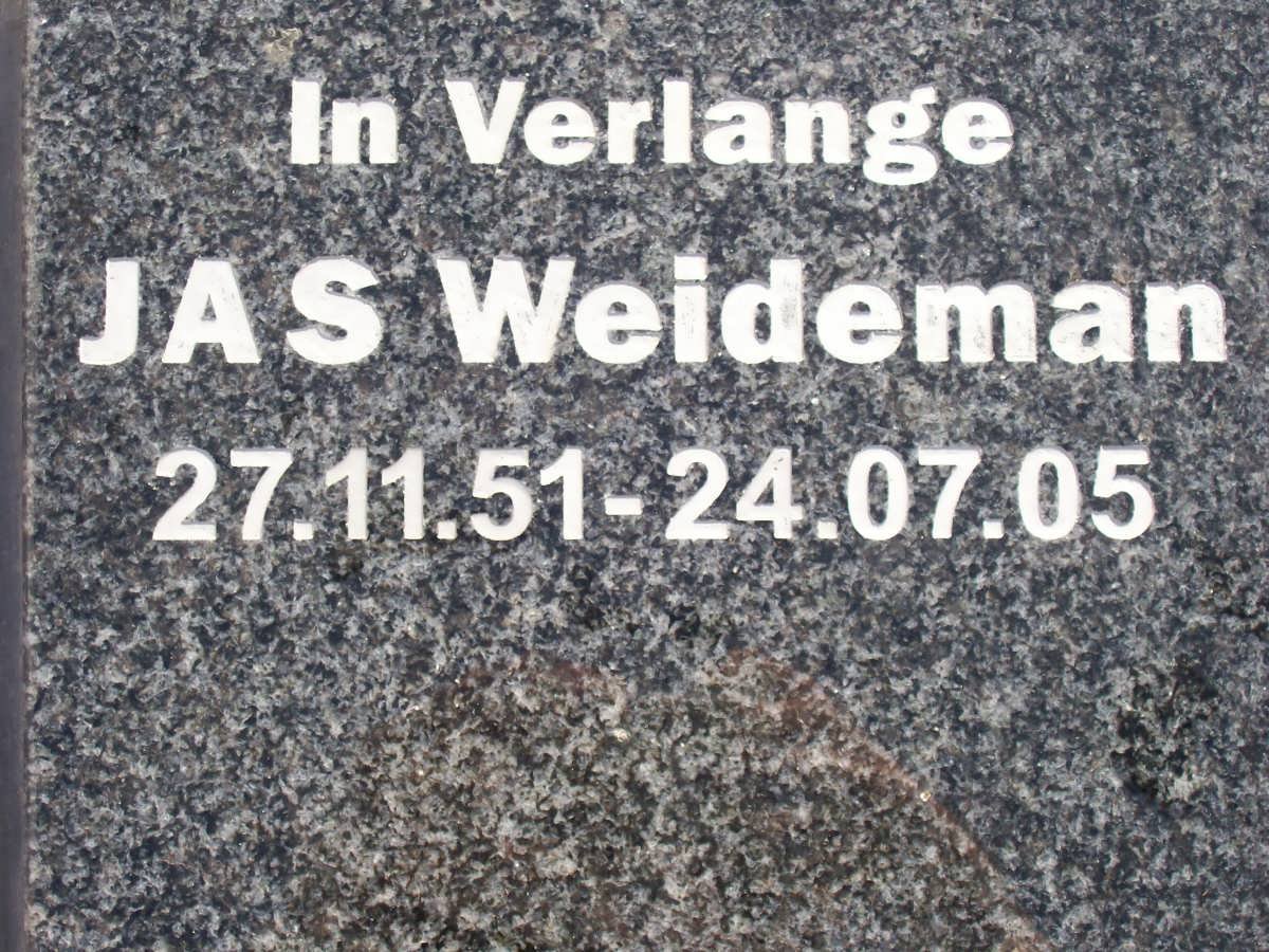 WEIDEMAN J.A.S. 1951-2005