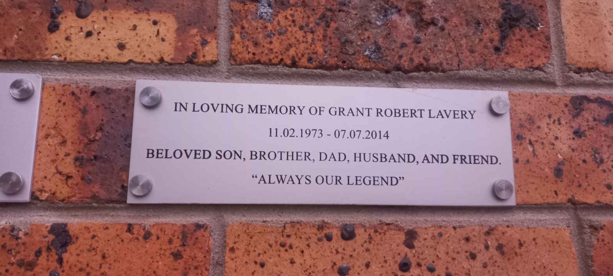 LAVERY Grant Robert 1973-2014