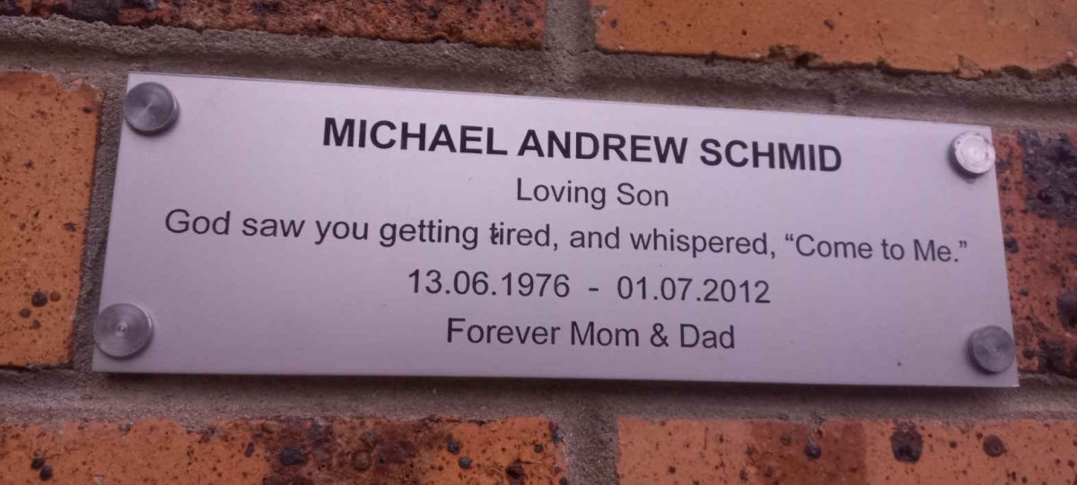 SCHMID Michael Andrew 1976-2012