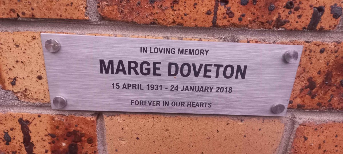 DOVETON Marge 1931-2018