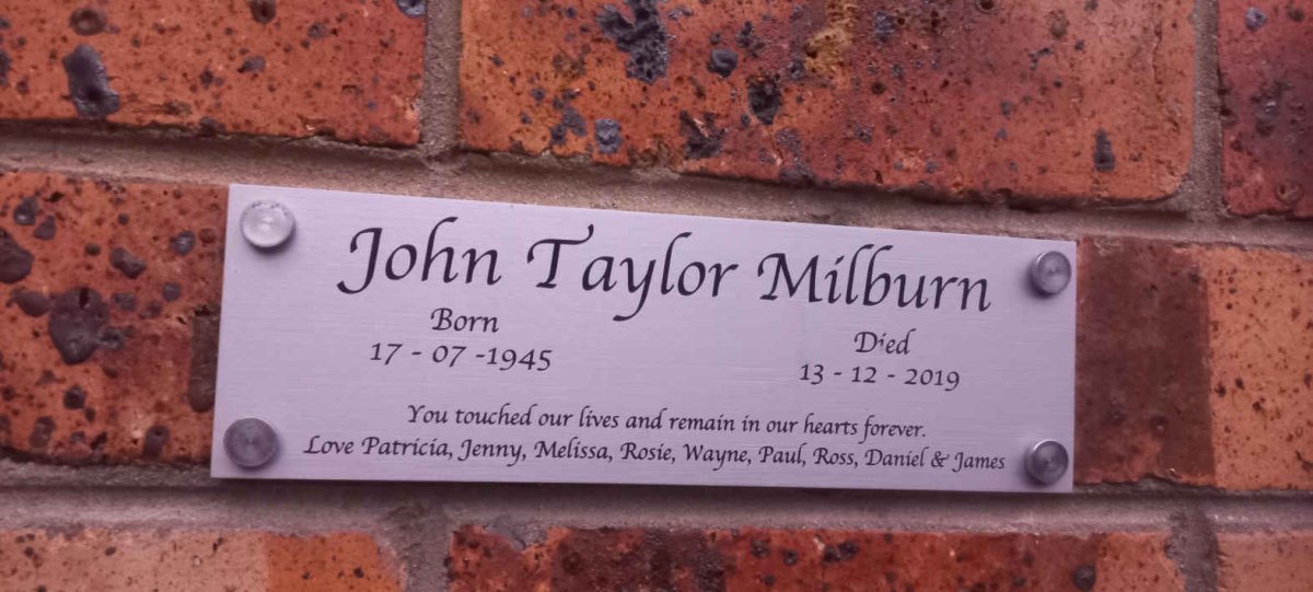 MILBURN John Taylor 1945-2019