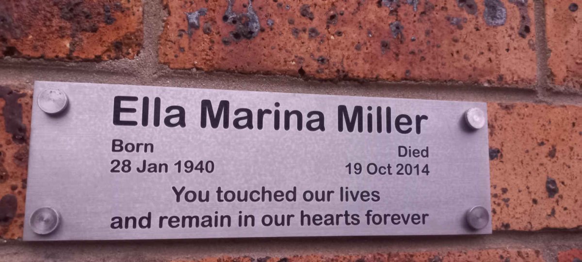 MILLER Ella Marina 1940-2014
