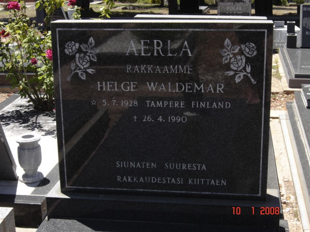 AERLA Helge Waldemar 1928-1990