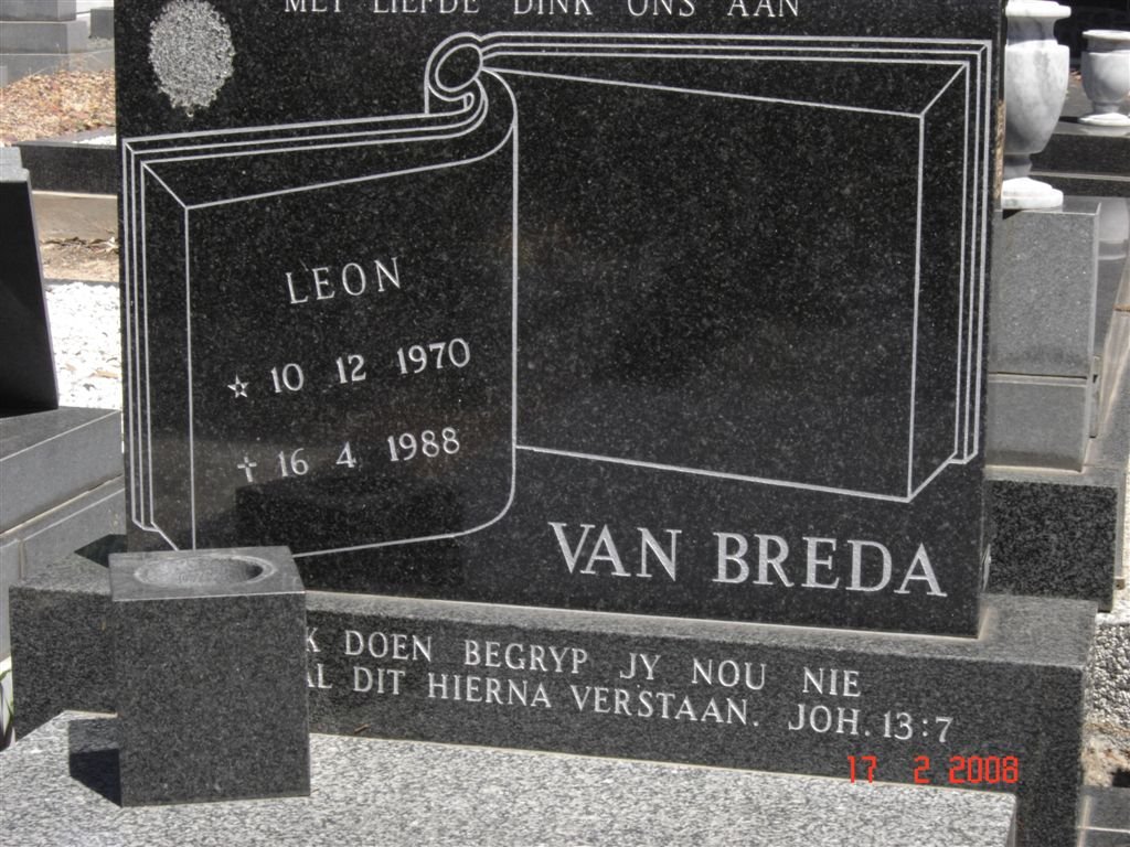 BREDA Leon, van 1970-1988