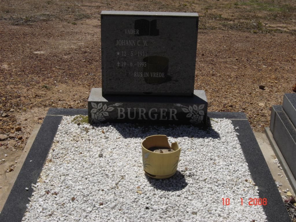 BURGER Johann C.W. 1931-1995