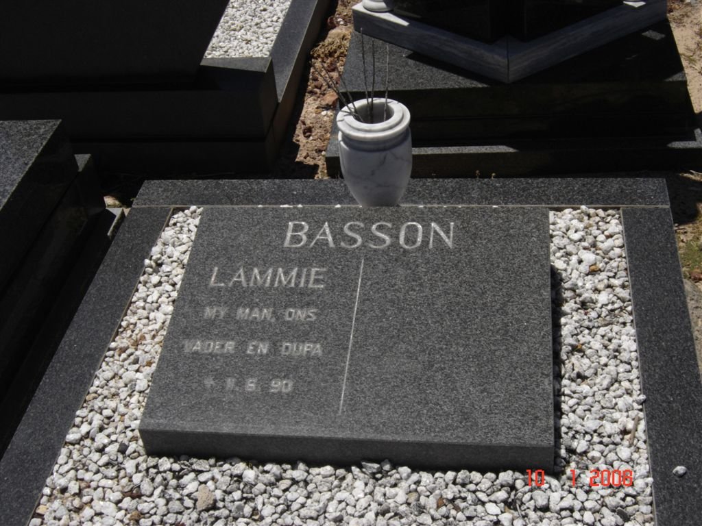 BASSON Lammie -1990