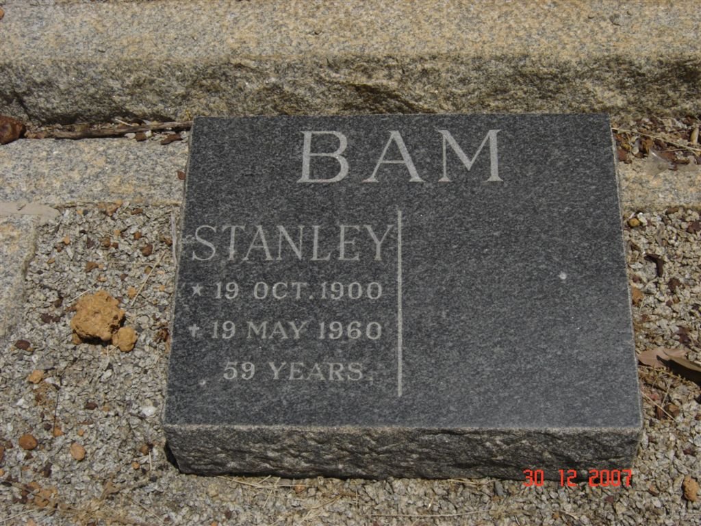BAM Stanley 1900-1960