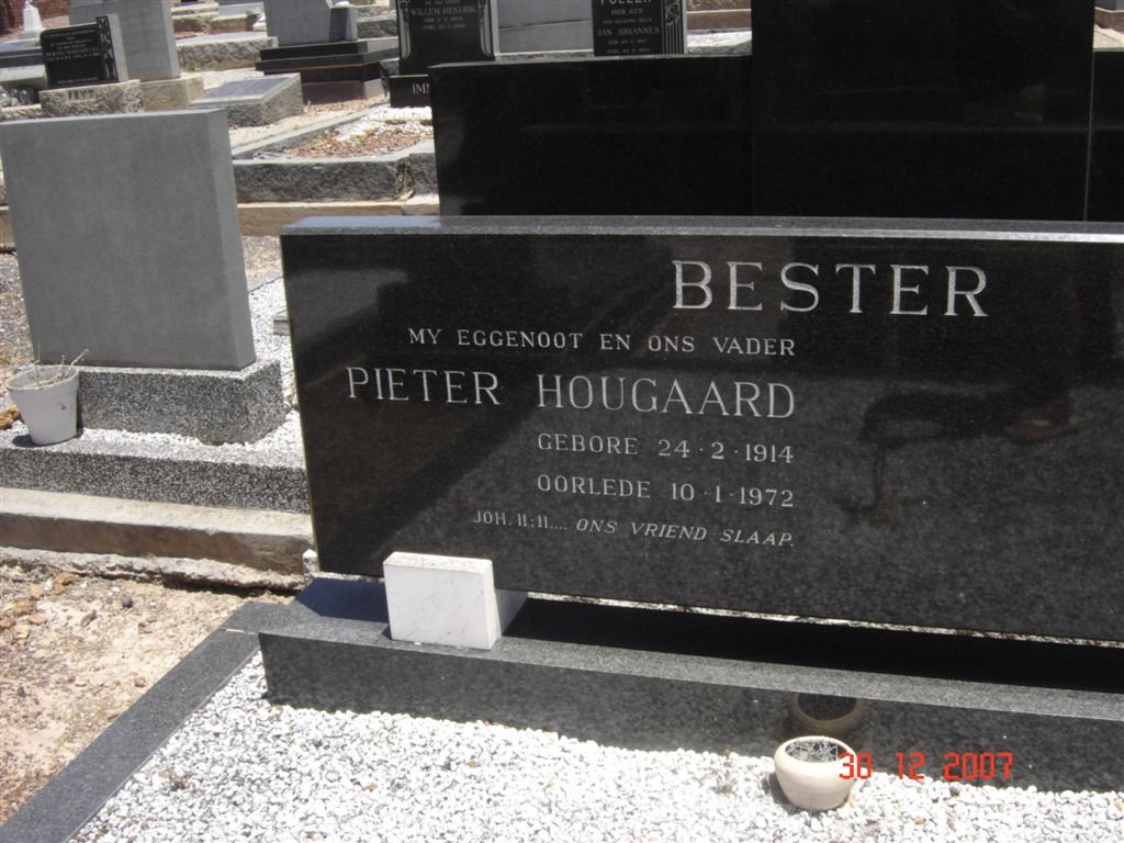 BESTER Pieter Hougaard 1914-1972