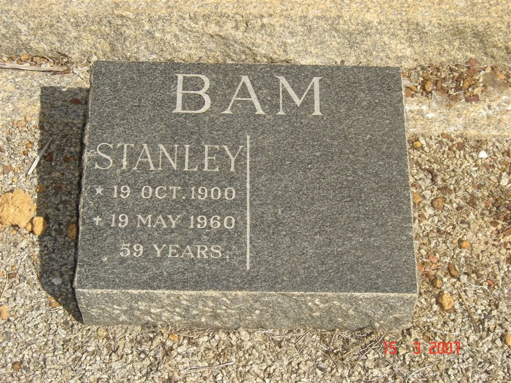 BAM Stanley 1900-1960