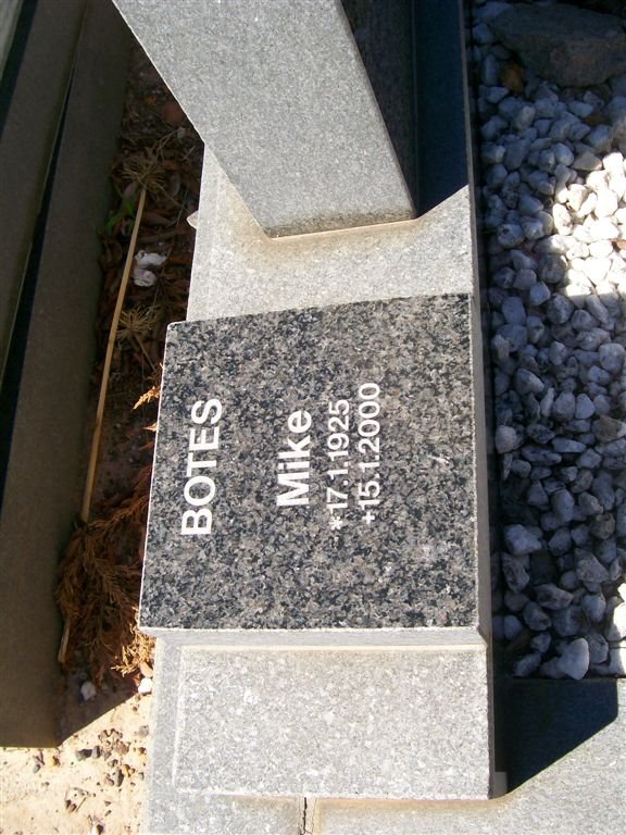BOTES Mike 1925-2000
