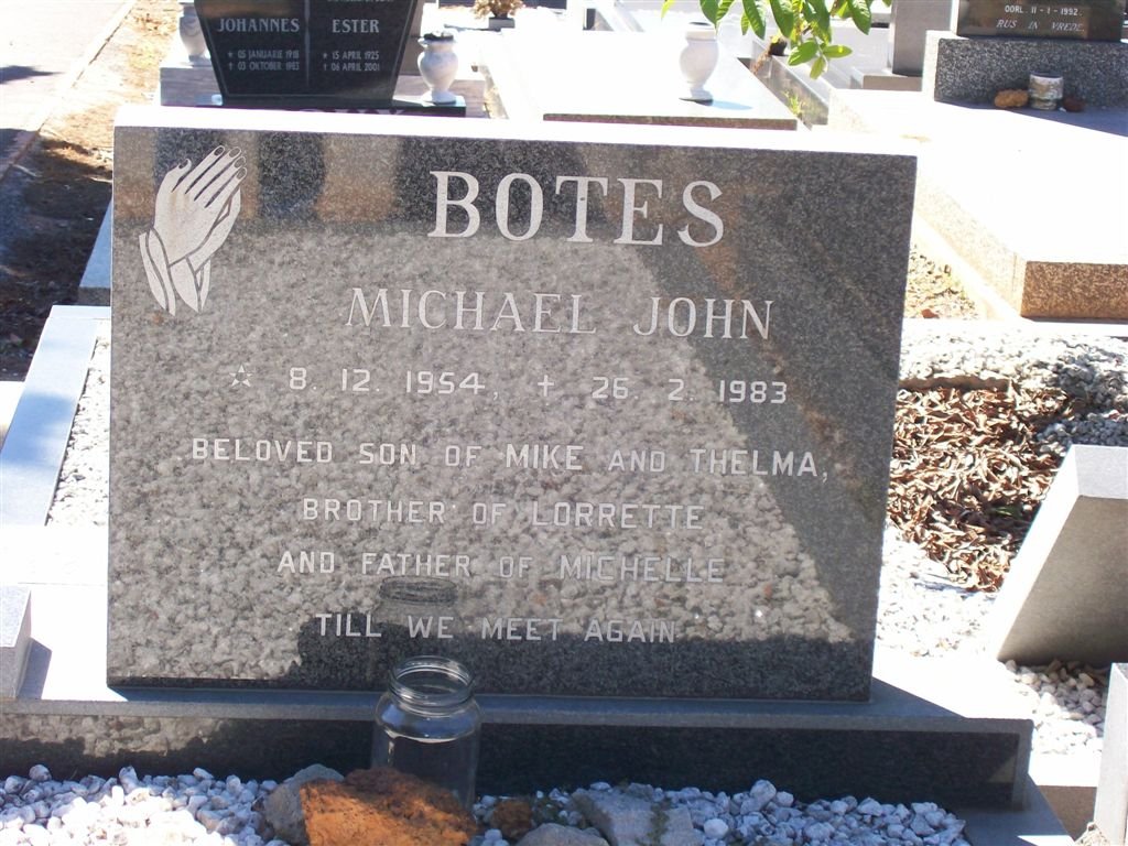 BOTES Michael John 1954-1983