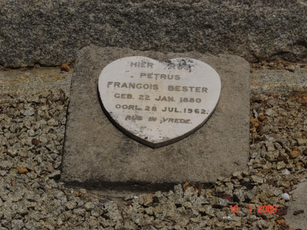 BESTER Petrus Francois 1880-1962
