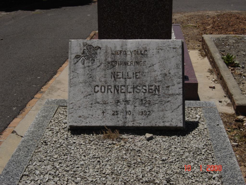 CORNELISSEN Nellie 1920-1992