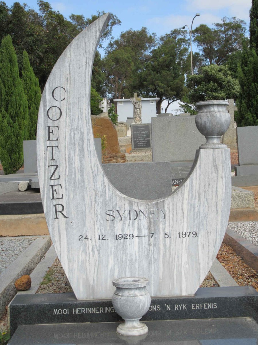 COETZER Sydney 1929-1979