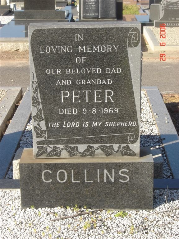 COLLINS Peter -1969