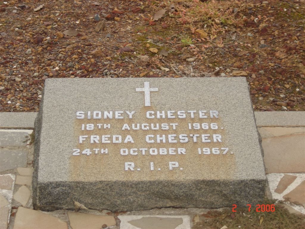 CHESTER Sidney -1966 &amp; Freda -1967