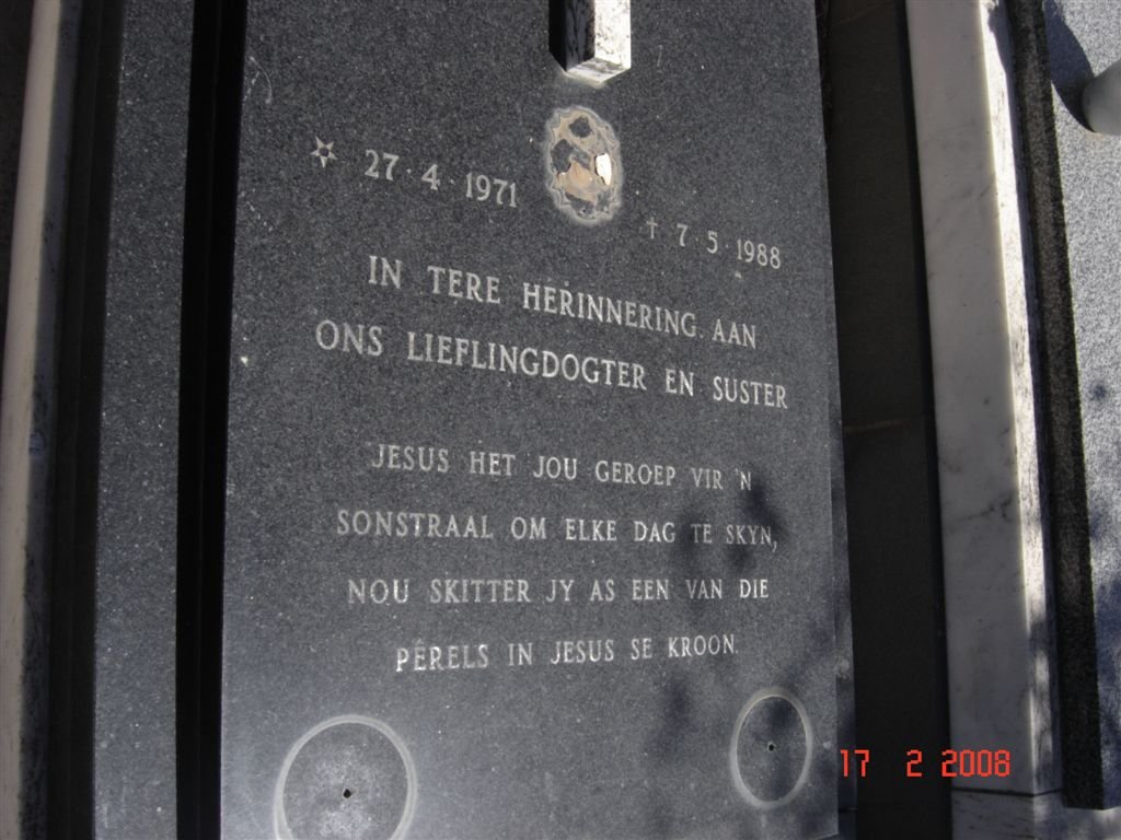 COMBRINK Hanlie 1971-1988