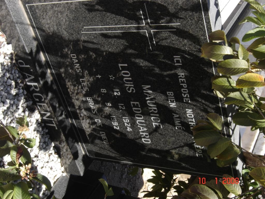 d'ARGENT Maurice Louis Edouard 1924-1992
