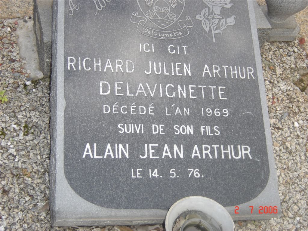 DELAVIGNETTE Richard Julien Arthur -1969