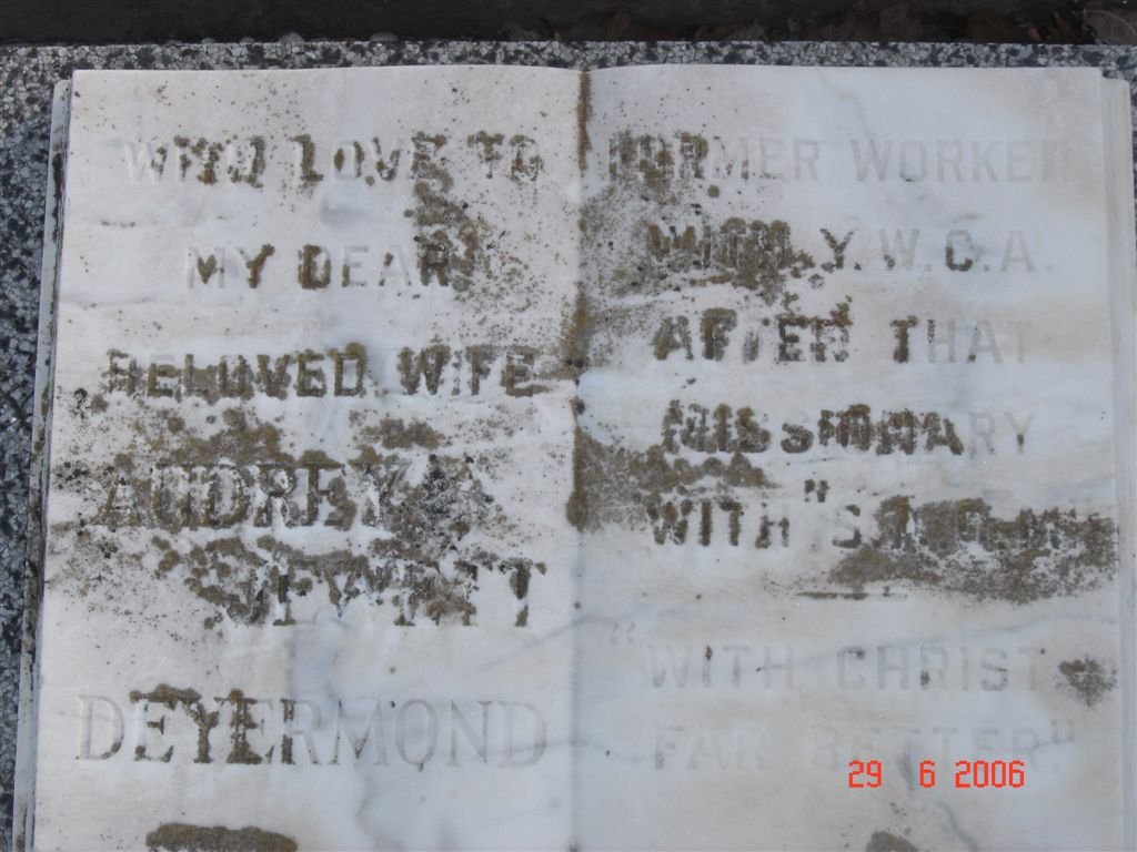 DEYERMOND Audrey ?