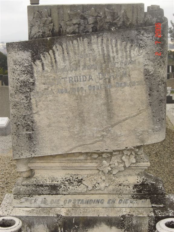 DORAN Gertruida 1859-1938