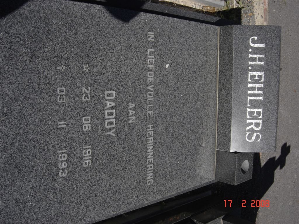 EHLERS J.H. 1916-1993