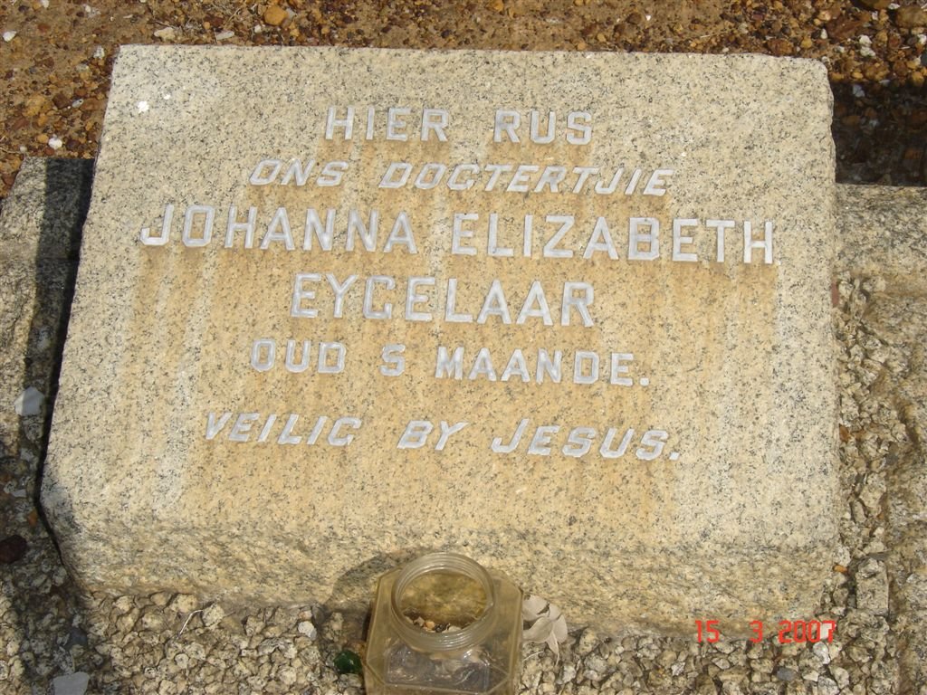 EYGELAAR Johanna Elizabeth