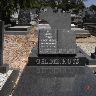 GELDENHUYS Lydia Magdalena 1917-1990