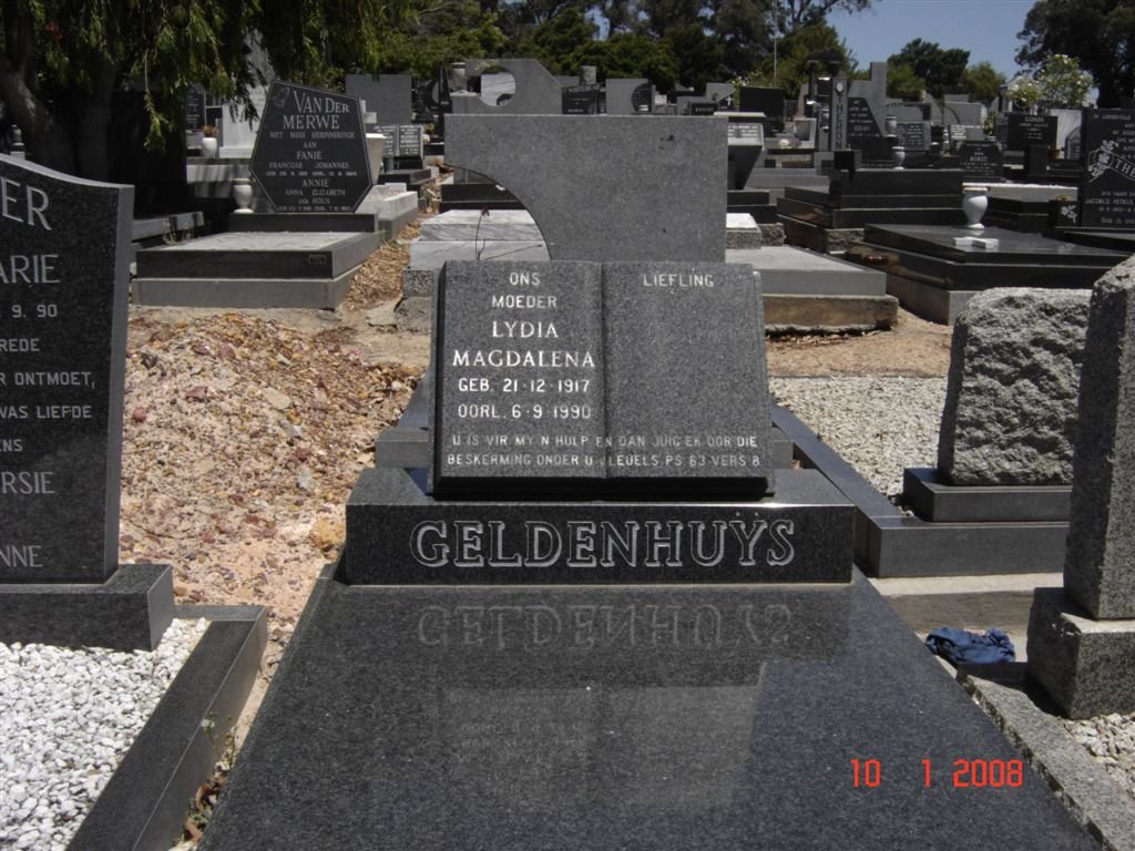 GELDENHUYS Lydia Magdalena 1917-1990