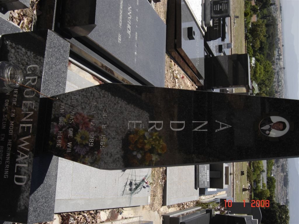 GROENEWALD André 1969-1989