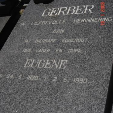 GERBER Eugene 1930-1990
