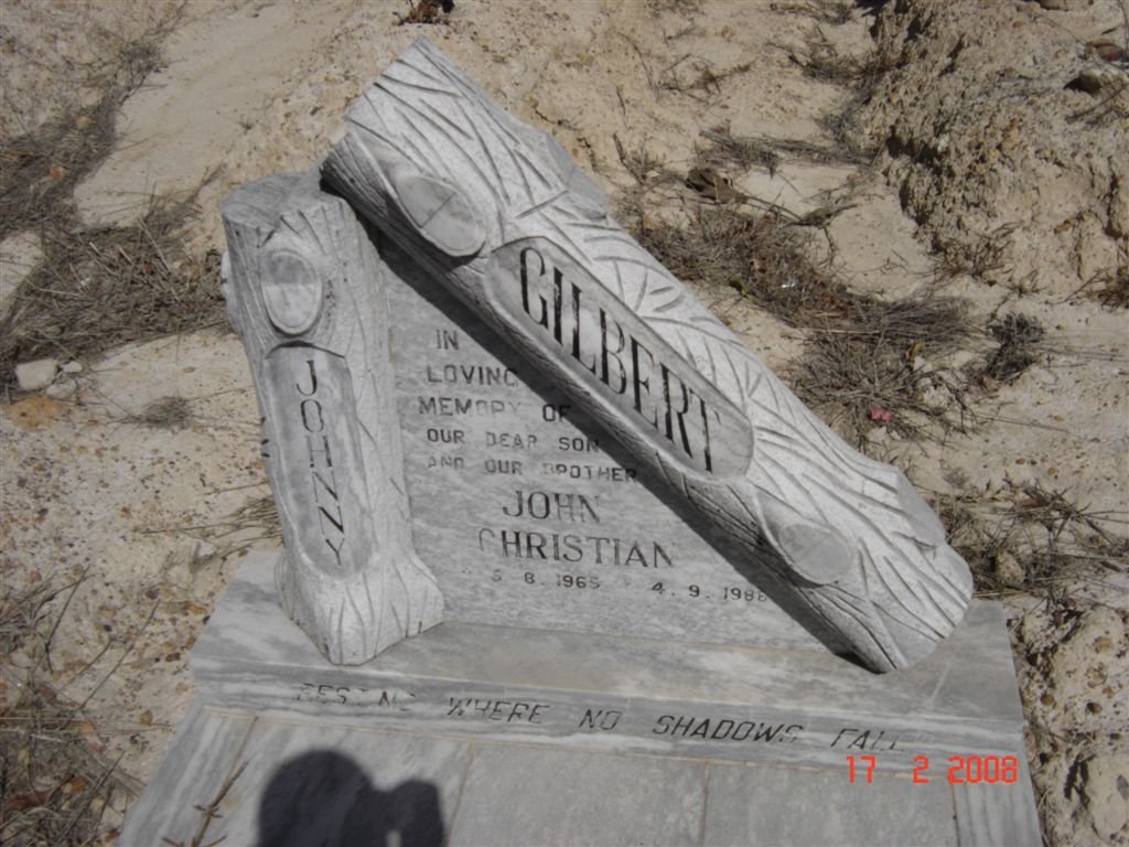 GILBERT John Christian 1965-1988