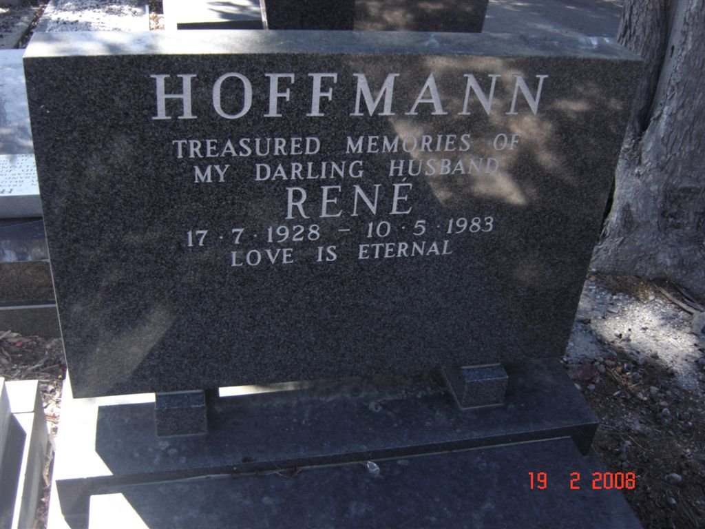 HOFFMANN René 1928-1983