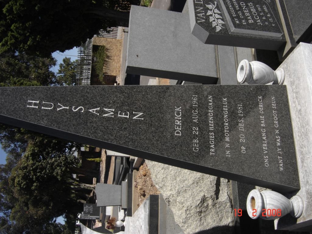 HUYSAMEN Derick 1961-1981