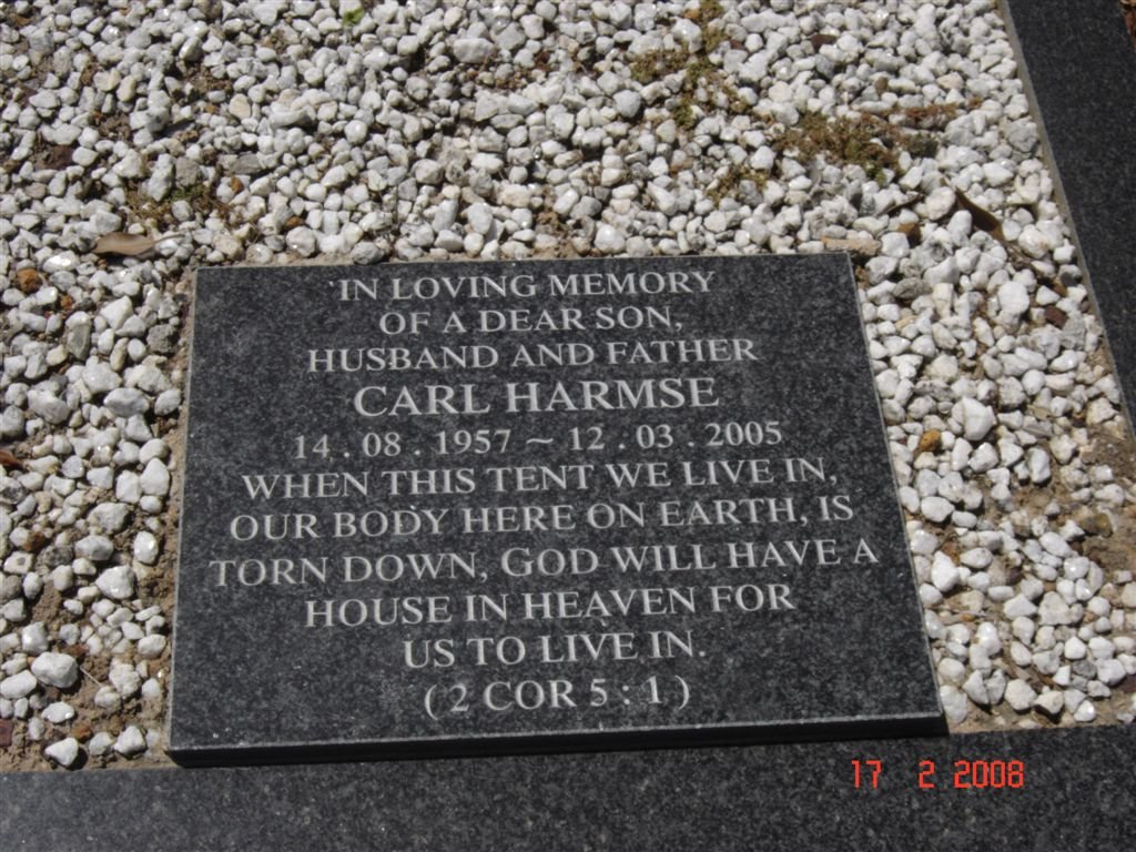 HARMSE Carl 1957-2005