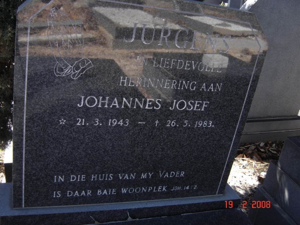 JURGENS Johannes Josef 1943-1983