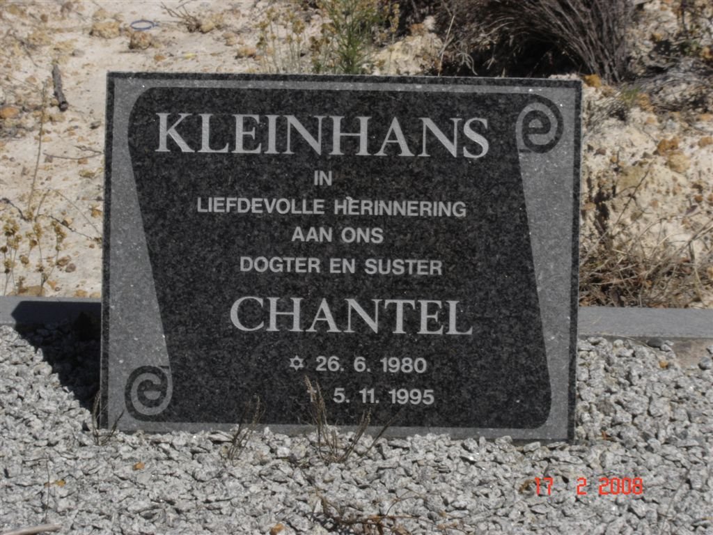 KLEINHANS Chantel 1980-1995