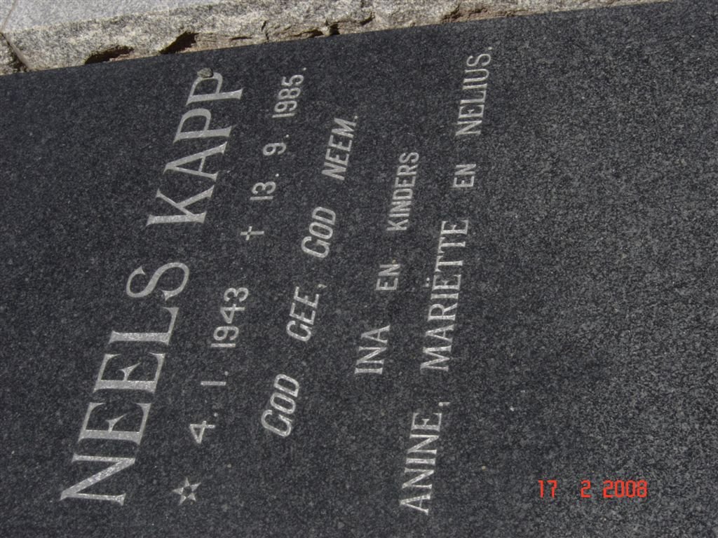 KAPP Neels 1943-1985