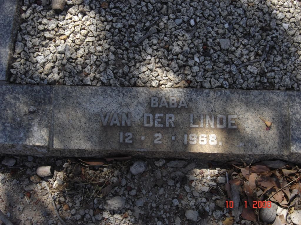 LINDE, van der -1968