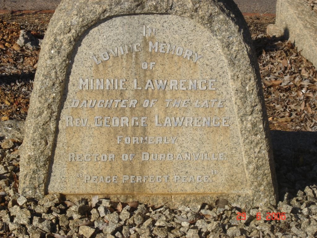 LAWRENCE Minnie