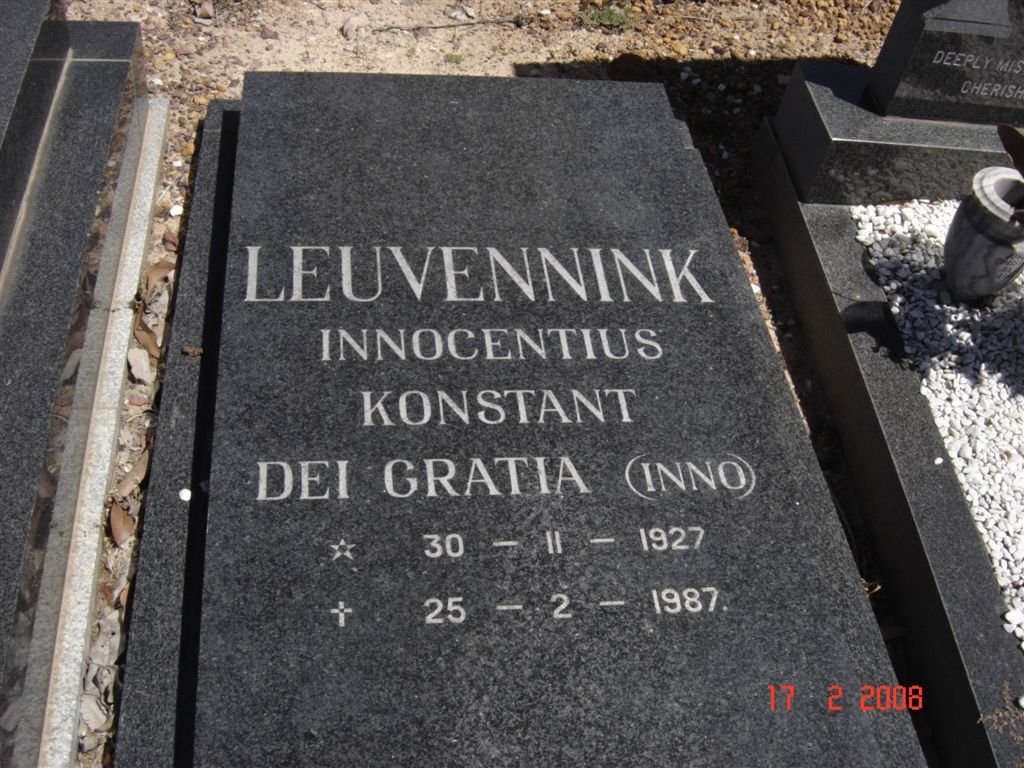 LEUVENNINK Innocentius Konstant Dei Gratia 1927-1987